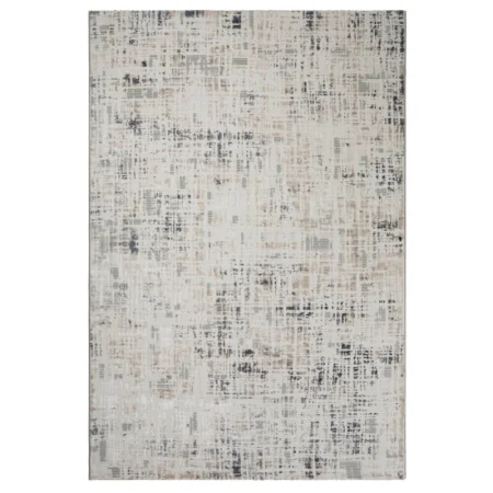 Ковер BEVERLY 80х150см дизайн A3745A CREAM/BLUE