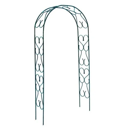Арка разборная 250х120х38см 'Узорная широкая' металл зеленая 'Урожайная сотка' А1105 *1