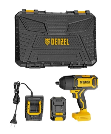 Гайковерт ударный аккум. Denzel CIWH-BL-20-1000 26528 20В 1000Нм 1акб (4 ач), кейс