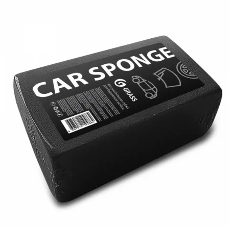 Губка автомоб. Grass, прямоугол., черная 1 шт. IT-0581 *1