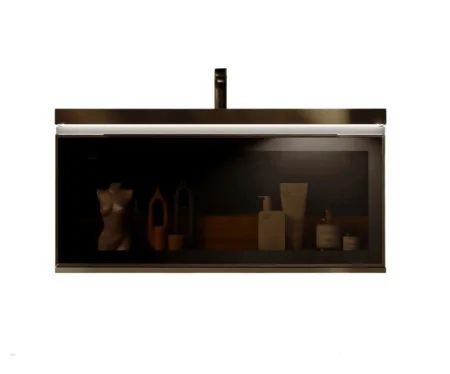 Тумба подвесная Notte 100 Not.01.100/P/A/JR 994х447х430мм антрацит