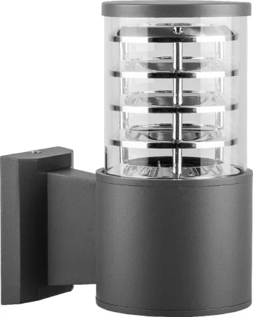 Светильник садово-парковый Feron DH0801, на стену вверх, E27 230V, серый