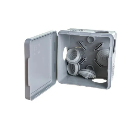 Коробка распаячная ОП 80х80х50мм 7 входов КО-52017080-100-i Урал ПАК