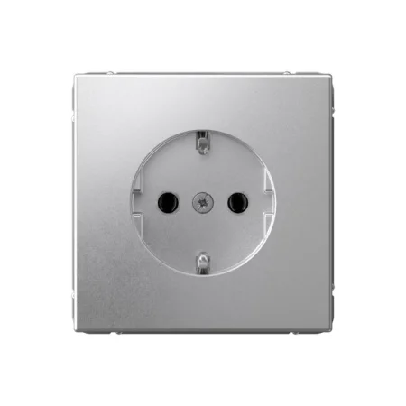 Розетка 1-м СП "Artgallery" с заземлением, 16А, механизм, алюминий GAL000343 (Systeme Electric) *1