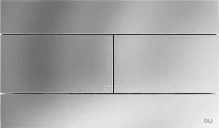 Клавиша для инсталляции двойная OLI Oliveira 659044 SLIM хром глянцевый