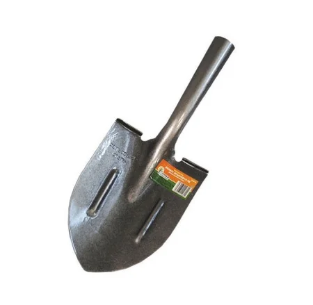 Лопата штыковая ЛД рельс.сталь "Урожайная сотка" дамская с ребр.жест с краш дер/чер S518-13