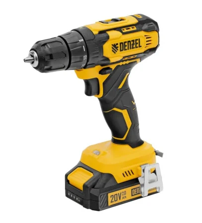 Дрель-шуруповерт аккумуляторная Denzel CDQ-20 26118 Li-Ion 20В