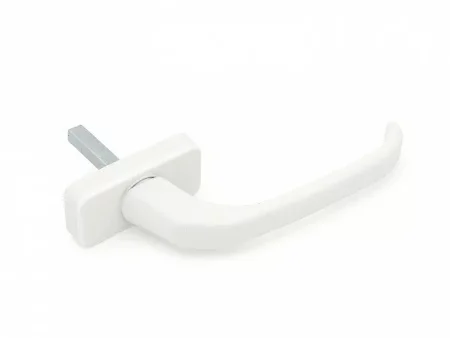 Ручка белая металлическая с винтами