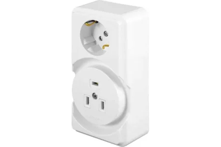 Розетка ОУ для плит с/з, 250В, 32А, белый, PST32-53-20 Stekker *1