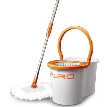 Набор для уборки PURO SPIN 16 л. (ведро с отжимом + швабра + 3 насадки) белый VE51016 Белый *1