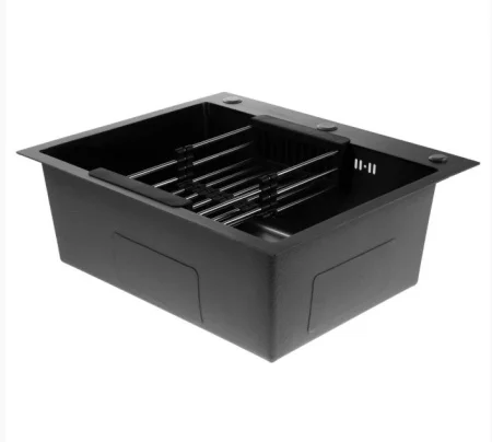 Мойка для кухни с сифоном Dikalan KN605008 нержавеющая сталь 500х600х220мм 