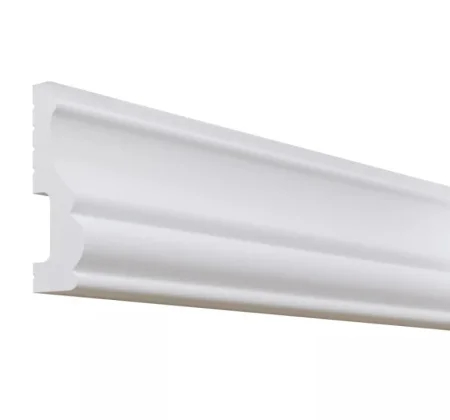Молдинг настенно-потолочный из полимера ультравысокой плотности 2 UHD 06/60, белый, 2м