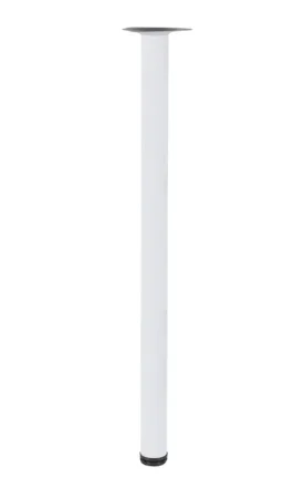 Опора мебельная 710мм d50 металл круг белая S22212417_1 Госкреп