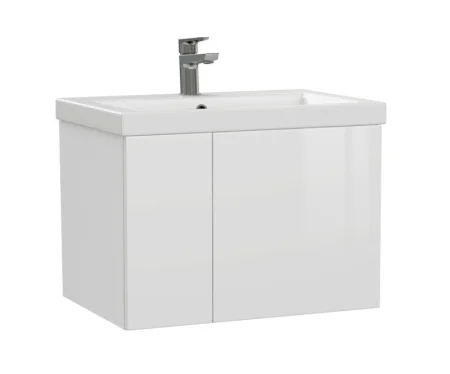 Тумба под раковину подвесная Cersanit COLOUR 60 для COMO 60 белый SP-SZ-COL-CM/COL/60/64258