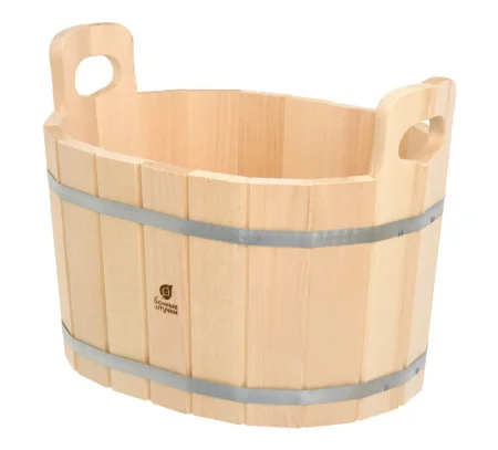 Ушат "шайка", 30 л, овал, липа "Банные штучки" 3658 *1