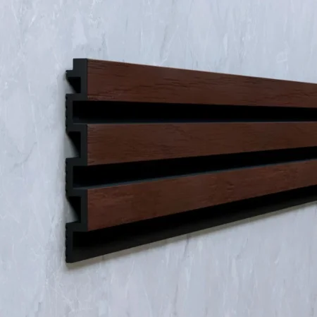 Панель 3D стеновая из полимера ультравысокой плотности 4 UHD 01/130L Дуб Шоколадный 3м 130х15мм