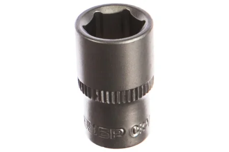 Головка торцевая 6-гранная 1/4 10мм сталь Cr-V Flank Зубр Мастер 27715-10