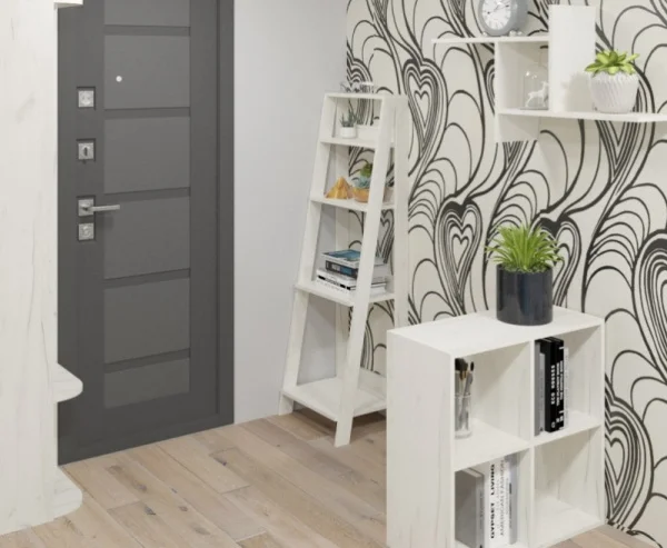 Этажерка Герда Лофт 1416х450х410мм Дуб грей