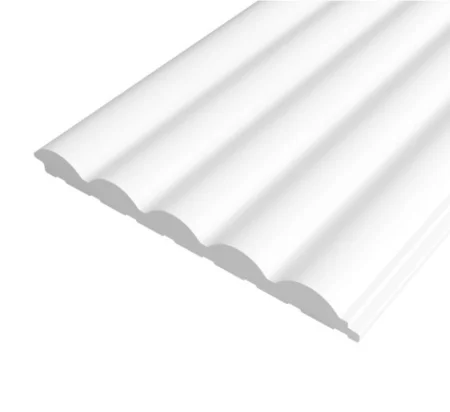 Панель 3D стеновая из полимера ультравысокой плотности 4 UHD 07/130 белая 130ммх3м