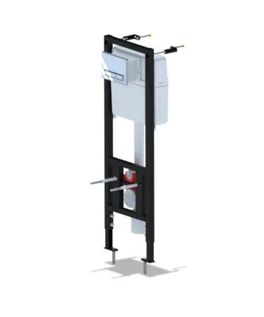 Инсталляция АНИ Пласт WCP4141A с механической кнопкой, хром WP1410,  1300х400х225 мм