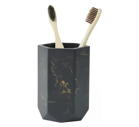 Стакан для зубных щеток Fora Anthracite FOR-ANT044 полирезин