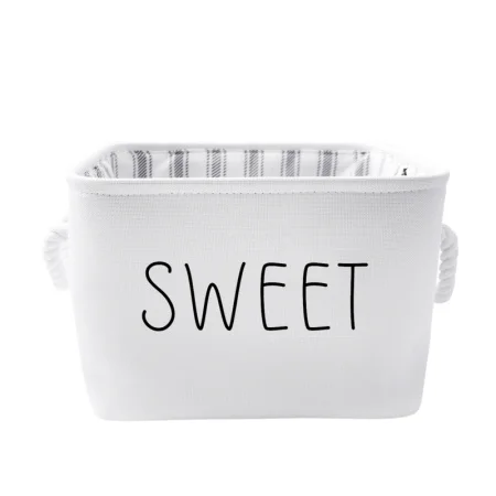 Корзина для хранения "White", Д240 Ш240 В190, белый