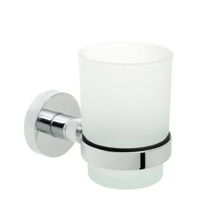 Стакан настенный Fixsen Comfort Chrome FX-85006 стекло