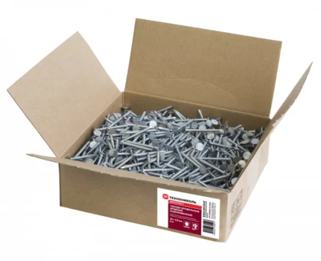 Гвозди ершенные оцинкованные Шинглас, 30х3,5мм  (упак.5 кг) 357365/147414