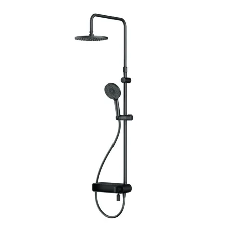 Душевой набор с верх. тропическим душем 1 реж. и руч. душем 3 реж. Am.Pm X-Joy F0785A722 черный