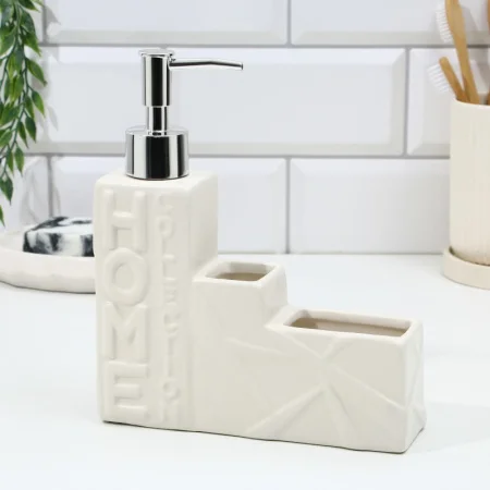 Дозатор для жидкого мыла See You Home 9913899 белый 16х12х4см