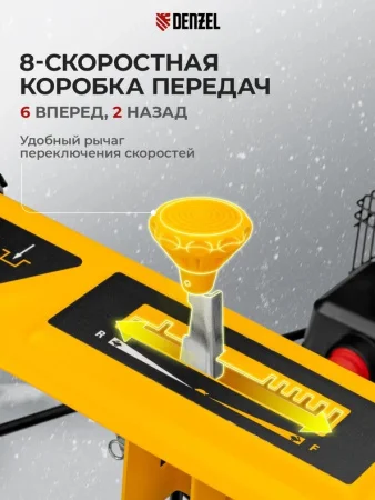 Снегоуборочная машина гибридная Denzel SWB-600 97661