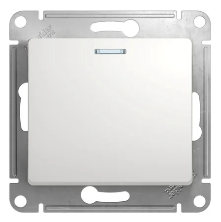 Выключатель 1-кл СП Glossa 10А с подсветкой белый GSL000113 Systeme Electric