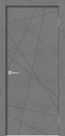 Полотно дверное GEO-1 Бетон графит ПГ *700