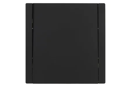 Выключатель 1-кл СП "Forte&Plano" 10А FP101 черный IEK FP-V10-0-10-1-K02