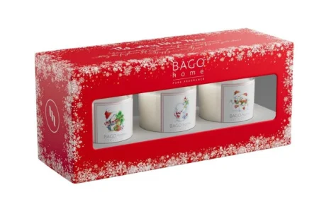 Набор ароматический Тот самый Новый год (3 свечи по 85г) BGF0201 BAGO home *1