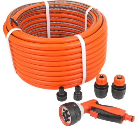 Шланг поливочный ТЭП d=1/2 (12,7 мм) 'Жук Классик' (25 м) с коннекторами и 7-ми функц.пистолетом Эрго 339514-00