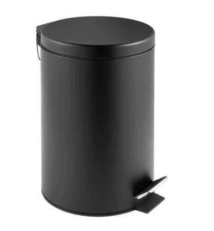 Ведро круглое 7л с педалью Delphinium 0030C 101214 черное