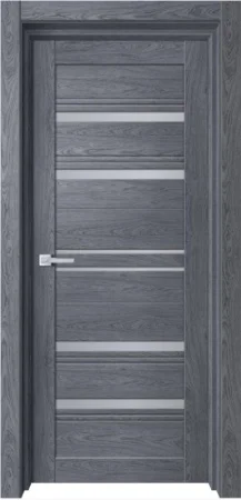 Дверь межкомнатная О3 700х2000мм Ольха серая ПВХ сатинат