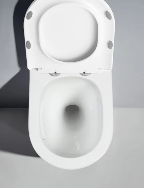 Унитаз подвесной D&K Rhein.Bach DT1476516 безободковый торнадо белый