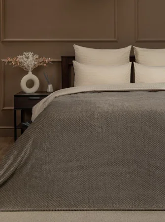 Плед Texrepublic фланель жаккард 150х200см TF FNJ BR2 011/1520 r-ромбики NC