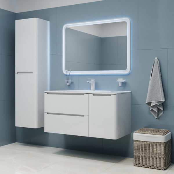 Пенал подвесной Iddis Edifice EDI40W0i97 300x400x1500мм белый