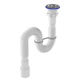 Гофрированная труба 1 1/4*40/50 380-750мм F203 (Aquant) *1