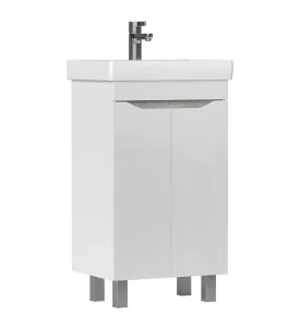 Тумба напольная VOLNA Lake 50 tnLAKE50.2D-01 2 двери с раковиной Тигода 50