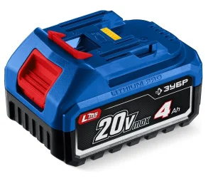 Аккумулятор Зубр Профессионал Power PRO 20В, 4.0Ач аккумулятор LMS BP-P-20-4 *1