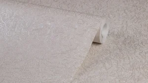 Обои горячего тиснения Аспект 10,05х1,06м Хлоя белый/коричневый 70617-18 *1/6