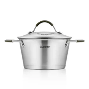 Кастрюля с крышкой 2,9л 20х11cм нерж.сталь Olivera Esprado OLIL20GE101 *1