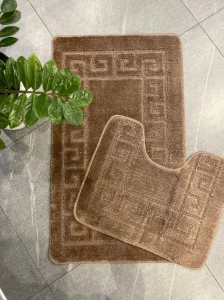 Коврик д/ванной "Афины" 60х100/50х60см мокко МС2-601 (My Crystal) *1