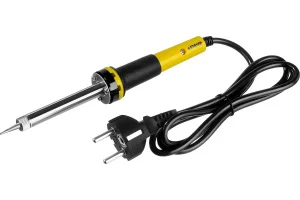 STAYER  PROTerm, 60Вт, 2к рукоят, конус, подставка+припой+сменн жало+оловоотсос+сменн насадка+канифо