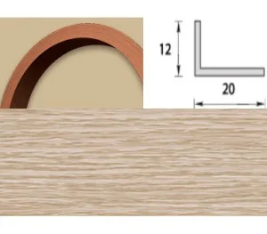 Угол арочный 20х12 2,7 м. Дуб северный Идеал 213