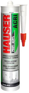 Герметик Hauser акриловый белый 260 мл (43086/7554)
